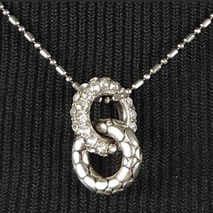 Brighton Pebble Pave Necklace